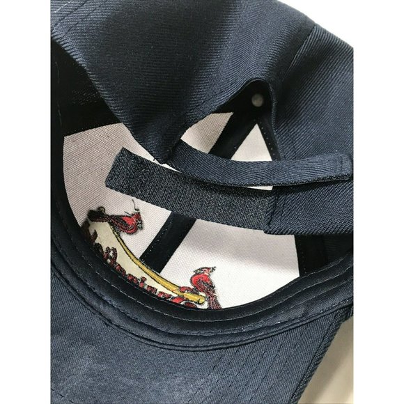 Springfield Cardinals adjustable hat embroidered Cardinal/Bat Navy Red White EUC - Picture 7 of 8
